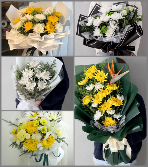 北京密云区冯家峪镇西庄子村白事花束代送